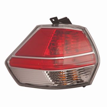 Tail Light Assembly Left Outer CAPA for Nissan Rogue 2014-2016