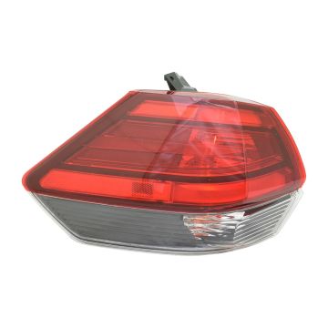 Tail Light Assembly Left Outer CAPA for Nissan Rogue 2017