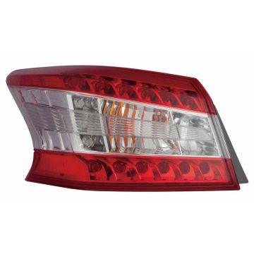 Tail Light Assembly Right Outer CAPA for Nissan Sentra 2013-2015