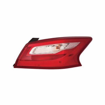 Tail Light Assembly Right Outer w/o Smoke Lens for Nissan Altima 2016-2017