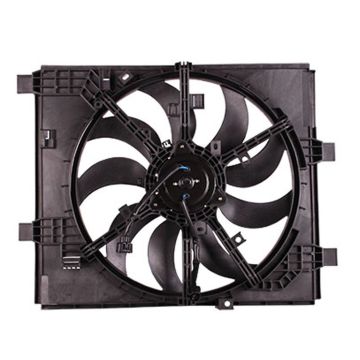 Engine Cooling Fan Assembly Motor/Blade/Shroud Assy w/o Control Modules for Nissan Juke 2011-2017
