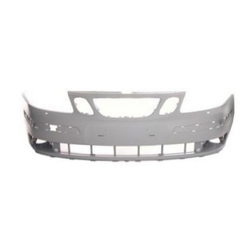 Bumper Cover Front w/Headlamp Washers Primed for Saab 9-3 2004-2007