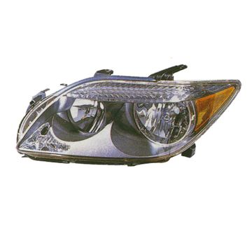Headlight Assembly Composite Right Lens & Housing for Scion tC 2005-2007