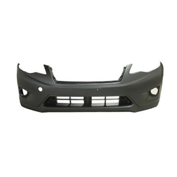 Bumper Cover Front w/Textured Lower Primed for Subaru XV Crosstrek 2013-2015