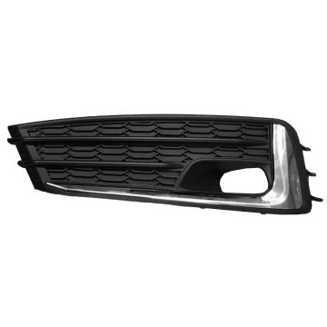 Bumper Insert Front Left w/Chrome Trim Fog Lamp Bezel w/Fog Lamps for Subaru Impreza Sedan Hatchback 2020-2023