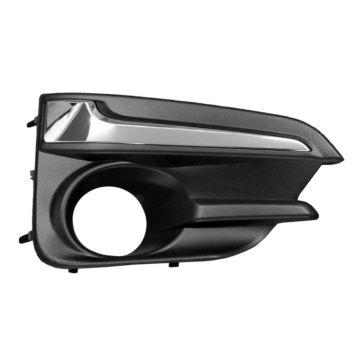 Bumper Insert Front Right Fog Lamp Bezel w/Fog Lamps w/Chrome Trim for Subaru Impreza Sedan Hatchback 2017-2019