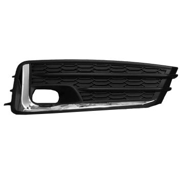 Bumper Insert Front Right w/Chrome Trim Fog Lamp Bezel w/Fog Lamps for Subaru Impreza Sedan Hatchback 2020-2023