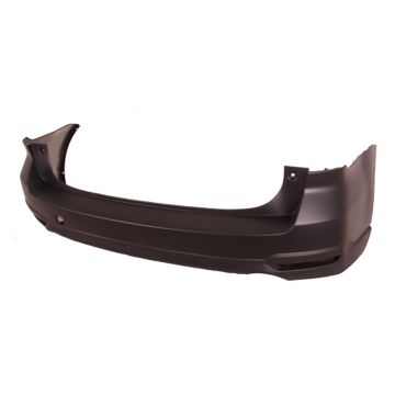 Bumper Cover Rear w/o Object Sensors w/Textured Lower Primed for Subaru Forester 2014-2018