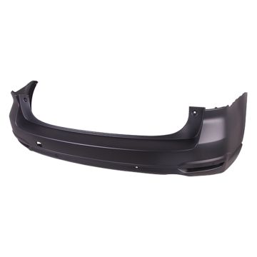 Bumper Cover Rear w/Object Sensors w/Textured Lower Primed CAPA for Subaru Forester 2017-2018