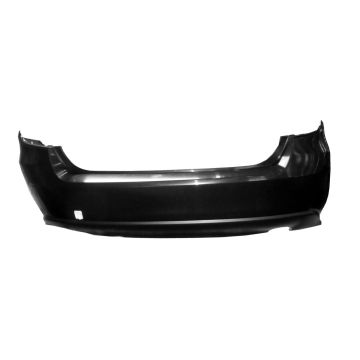 Bumper Cover Rear w/o Object Sensors w/Textured Lower Primed for Subaru Impreza Sedan 2017-2023