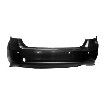 Bumper Cover Rear w/Object Sensors w/Textured Lower Primed CAPA for Subaru Impreza Sedan 2017-2022