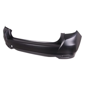 Bumper Cover Rear w/o Object Sensors w/Textured Lower Primed for Subaru Impreza Hatchback 2017-2023
