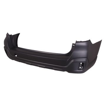 Bumper Cover Rear w/o Object Sensors Textured Lower Primed for Subaru Outback 2018-2019