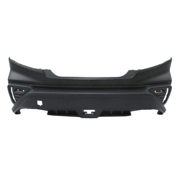 Bumper Cover Rear w/o Parking Sensors Primed CAPA for Subaru WRX 2022-2024