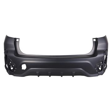 Bumper Cover Rear w/o Rear Automatic Braking Textured Lower Primed CAPA for Subaru Crosstrek Limited e-boxer Limited Convenience Sport Base Premium Plus Premium Onyx Edition Touring 2024