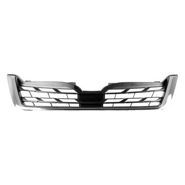 Grille Assembly Lower Matte Black w/Chrome Molding CAPA for Subaru Forester 2017-2018