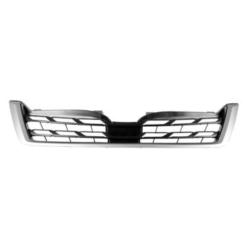 Grille Assembly Lower Matte Black w/Painted Gray Molding for Subaru Forester 2017-2018