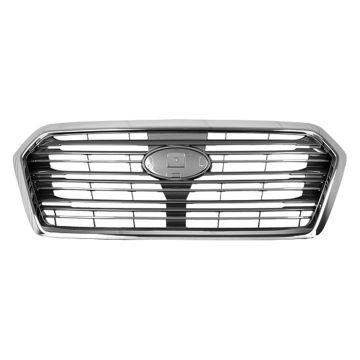 Grille Assembly w/o Front View Camera Silver Gray/Chrome for Subaru Ascent Limited Convenience Base Premium 2019-2022