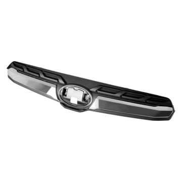 Grille Molding Type 2 Matte Black w/Chrome Molding CAPA for Subaru Forester 2017-2018
