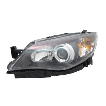 Headlight Assembly Composite Left Black for Subaru Impreza Sedan 2.5i 2.5i Limited 2.5i Premium 2008-2011