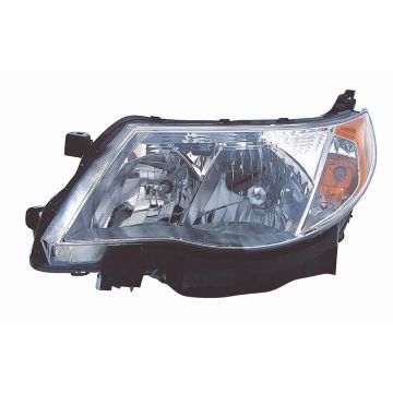 Headlight Assembly Composite Left Halogen CAPA for Subaru Forester 2009-2013