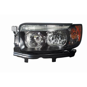 Headlight Assembly Composite Left Halogen w/Sport Pkg CAPA for Subaru Forester 2007-2008