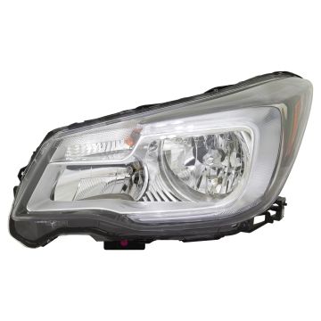 Headlight Assembly Composite Left Halogen for Subaru Forester 2017-2018
