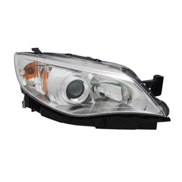 Headlight Assembly Composite Right Chrome for Subaru Impreza Outback Sport 2008-2009