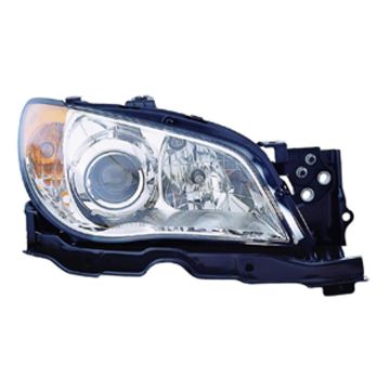 Headlight Assembly Composite Right w/o HID CAPA for Subaru Impreza 2007