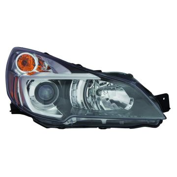 Headlight Assembly Composite Right Black Bezel CAPA for Subaru Legacy Outback