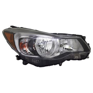 Headlight Assembly Composite Right Halogen CAPA for Subaru Impreza 2015-2016