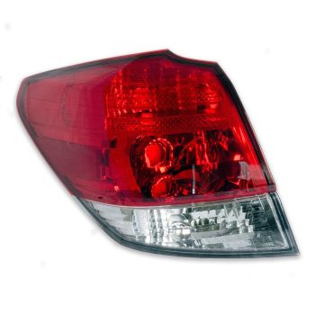 Tail Light Assembly Left Outer Lens/Housing Only for Subaru Outback 2010-2014