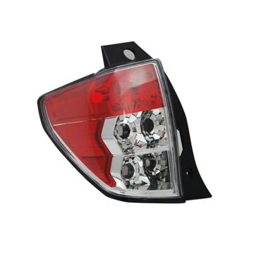 Tail Light Housing Left Includes Lens CAPA for Subaru Forester 2009-2013
