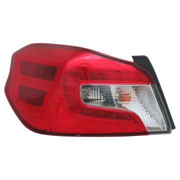 Tail Light Housing Left Includes Lens CAPA for Subaru WRX WRX STI