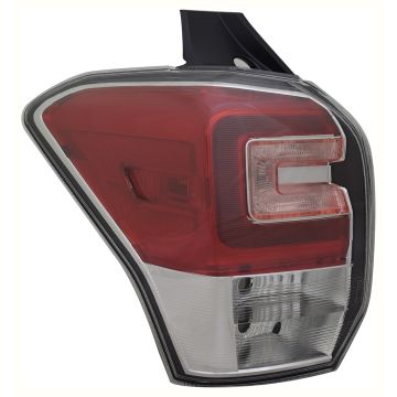 Tail Light Housing Left Includes Lens CAPA for Subaru Forester 2017-2018