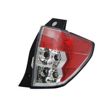Tail Light Housing Right Includes Lens CAPA for Subaru Forester 2009-2013