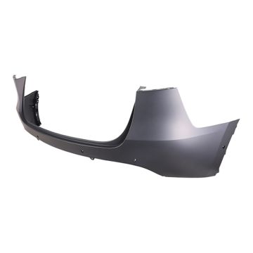 Bumper Cover Rear Upper w/Park Assist Sensors Primed CAPA for Tesla Y 2020-2024