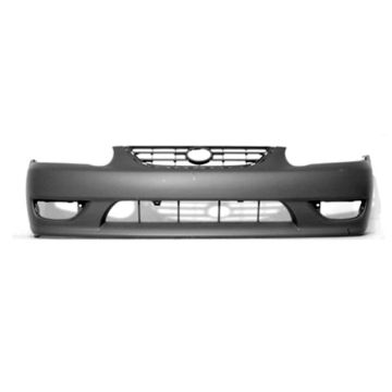 Bumper Cover Front Primed CAPA for Toyota Corolla 2001-2002