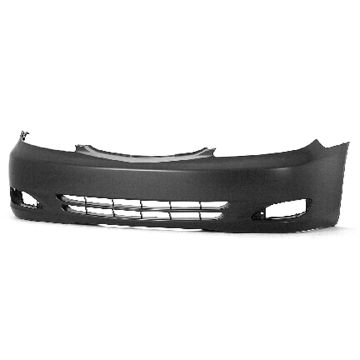 Bumper Cover Front SE w/Fog Lamps Primed USA Built CAPA for Toyota Camry 2002-2004