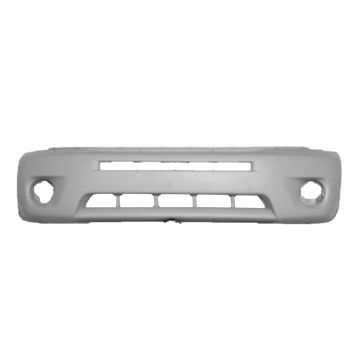 Bumper Cover Front w/o Fender Flares Matte-Dark Gray CAPA for Toyota RAV4 2004-2005
