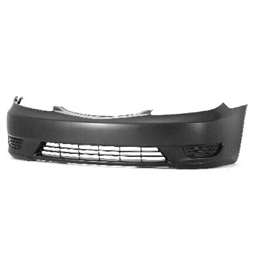 Bumper Cover Front w/o Fog Lamp Primed USA Built CAPA for Toyota Camry 2005-2006