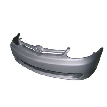 Bumper Cover Front w/o Front Spoiler Matte-Dark Gray for Toyota Echo 2003-2005