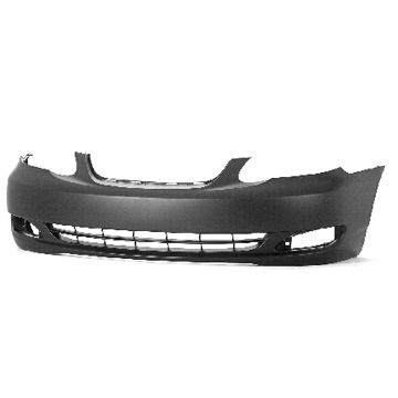 Bumper Cover Front Primed CAPA for Toyota Corolla LE CE 2005-2008