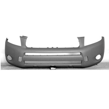 Bumper Cover Front w/o Wheel Opening Flares CAPA for Toyota RAV4 Limited Base 2006-2008