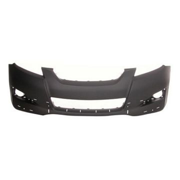 Bumper Cover Front w/Spoiler Holes Black Primed for Toyota Matrix 2009-2010