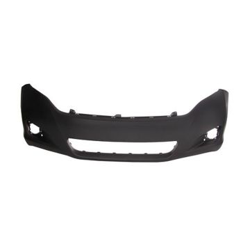 Bumper Cover Front w/o Park Sensors CAPA for Toyota Venza 2009-2016