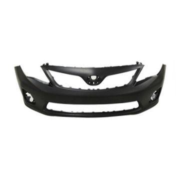 Bumper Cover Front Primed CAPA for Toyota Corolla Base LE CE 2011-2013