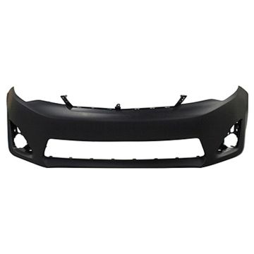 Bumper Cover Front Primed CAPA for Toyota Camry L LE Hybrid LE Hybrid XLE XLE Hybrid SE 2012-2014