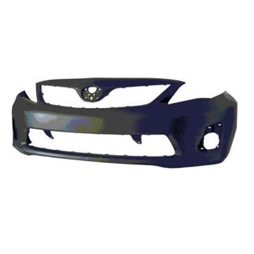 Bumper Cover Front Japan Built CAPA for Toyota Corolla 2011-2013