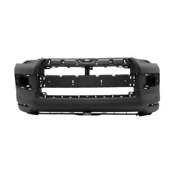 Bumper Cover Front w/Chrome Trim Primed for Toyota 4Runner Limited SR5 SR5 Premium 2014-2024